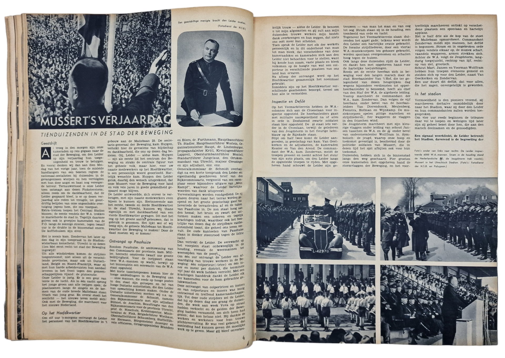 Original WW2 Dutch Collaboration Magazine - Nederland mijn Vaderland bound edition (1941 1942) — image 22