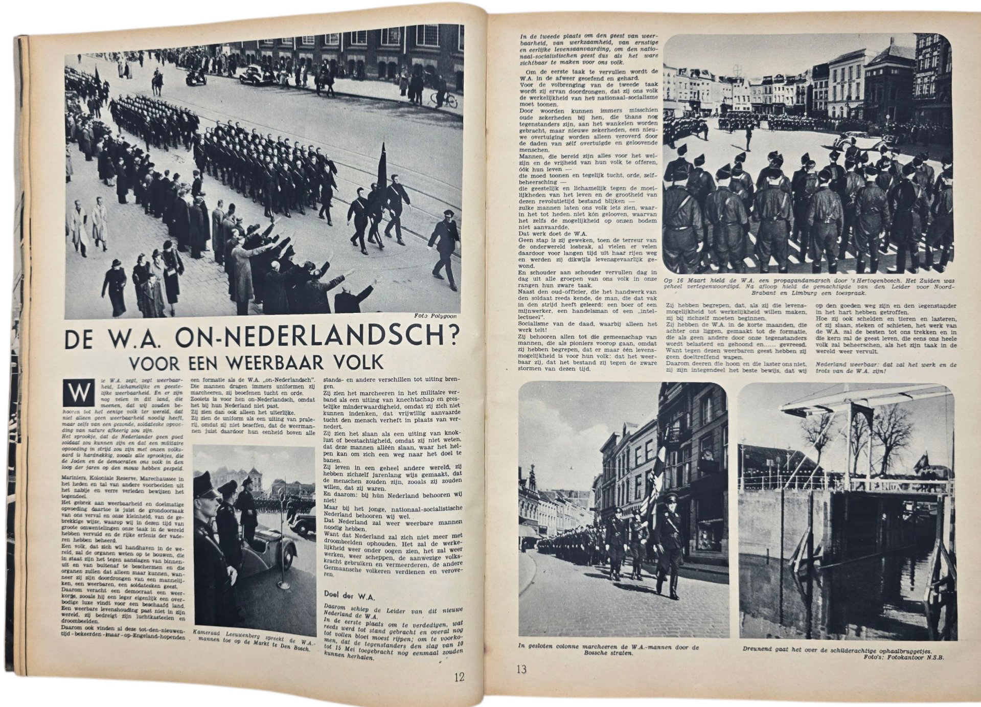 Original WW2 Dutch Collaboration Magazine - Nederland mijn Vaderland bound edition (1941 1942) — image 9