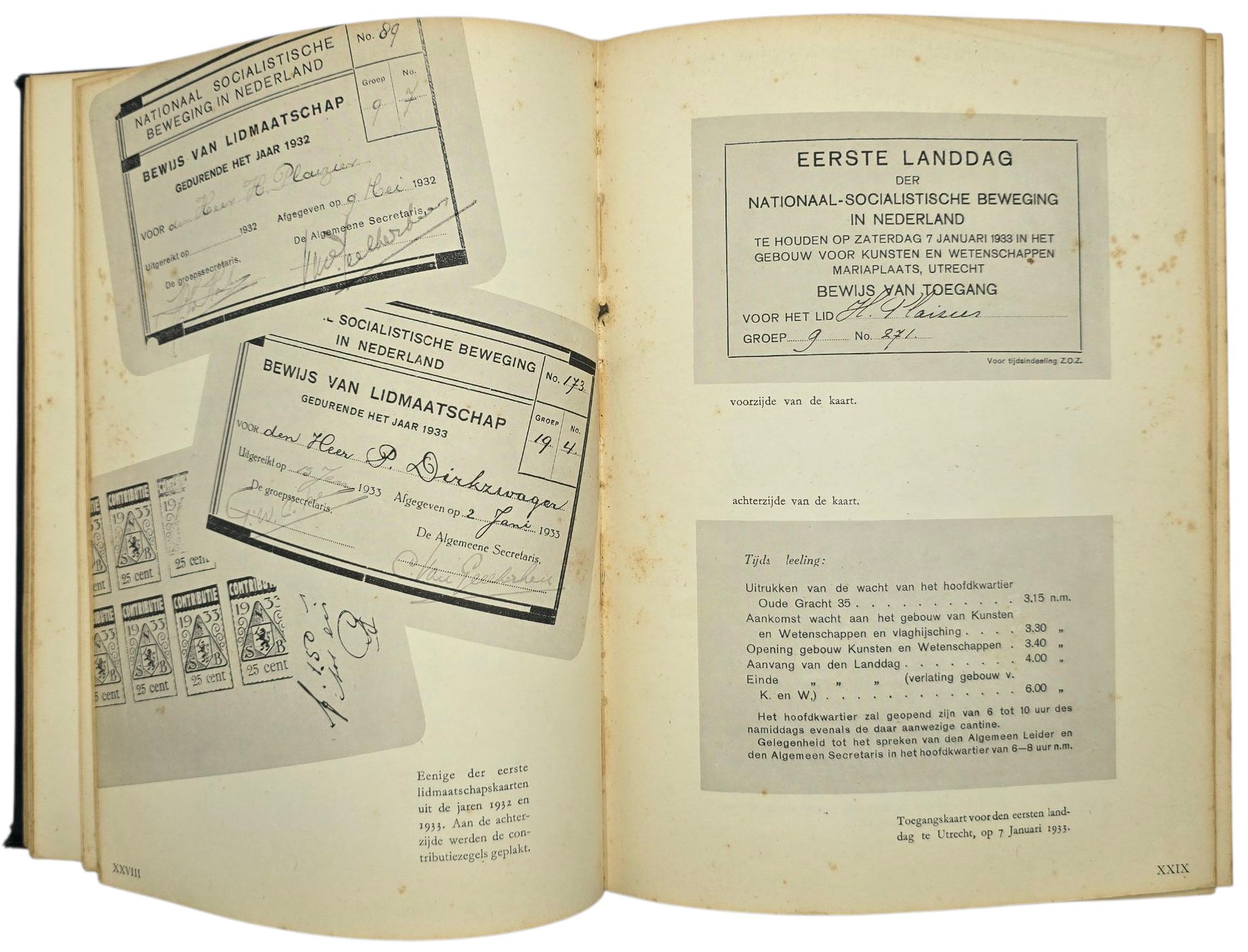 Original WW2 Dutch Collaboration NSB Book - Voor Volk en Vaderland (1941) — image 10