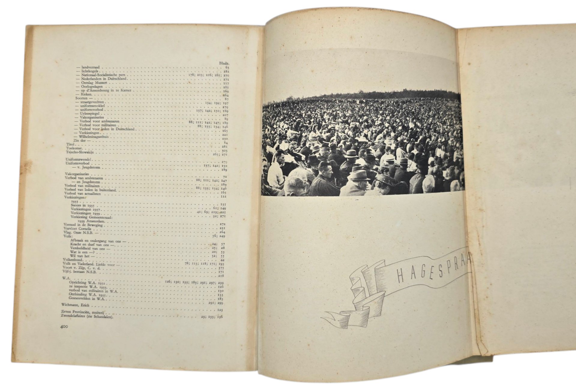 Original WW2 Dutch Collaboration NSB Book - Voor Volk en Vaderland (1941) — image 12