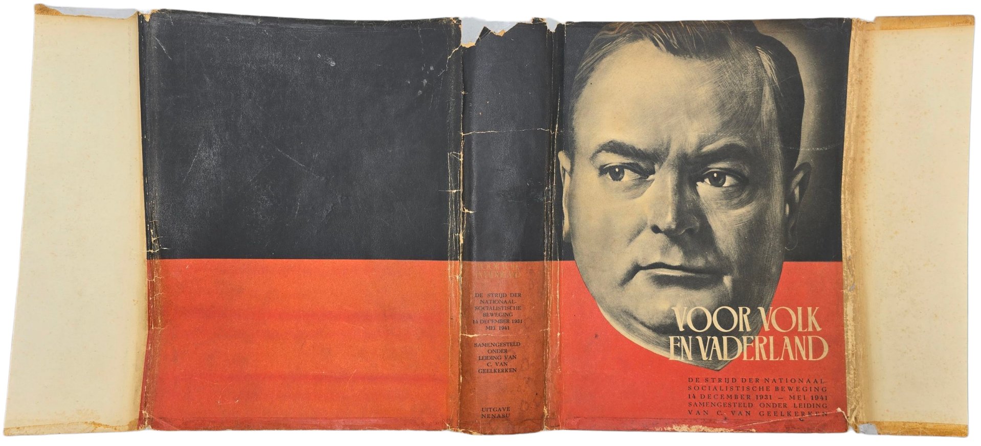 Original WW2 Dutch Collaboration NSB Book - Voor Volk en Vaderland (1941) — image 2