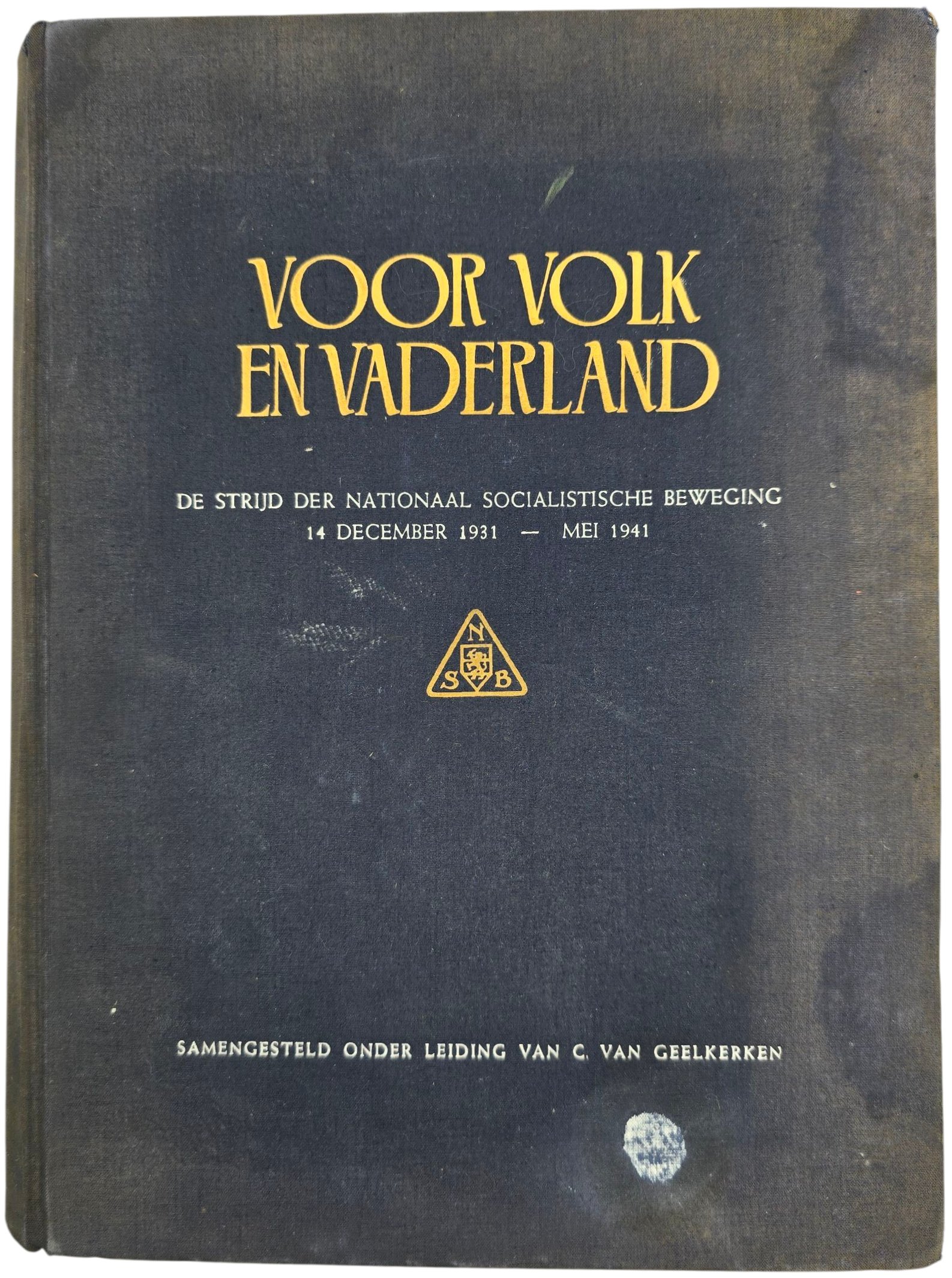 Original WW2 Dutch Collaboration NSB Book - Voor Volk en Vaderland (1941) — image 5