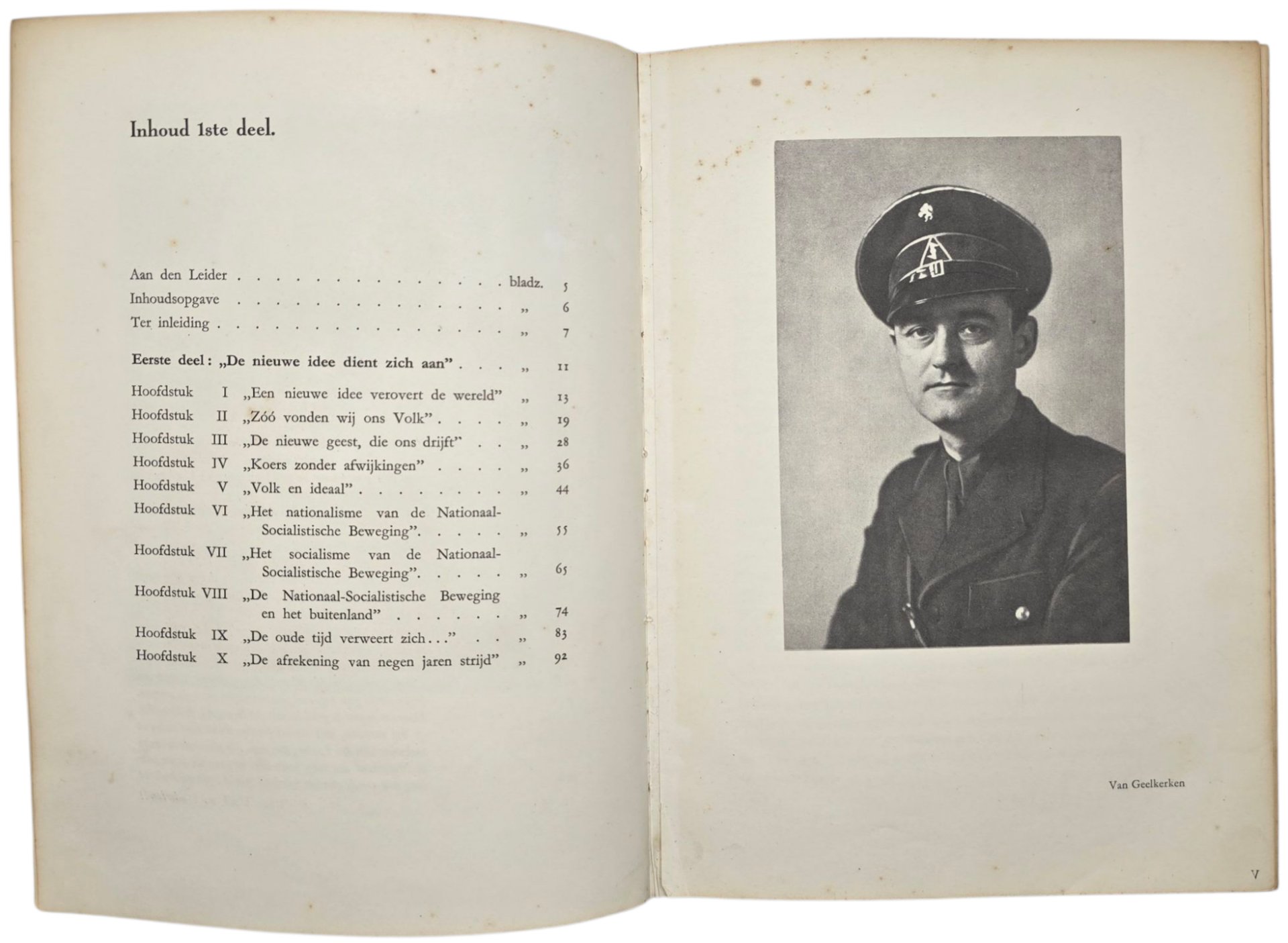 Original WW2 Dutch Collaboration NSB Book - Voor Volk en Vaderland (1941) — image 8