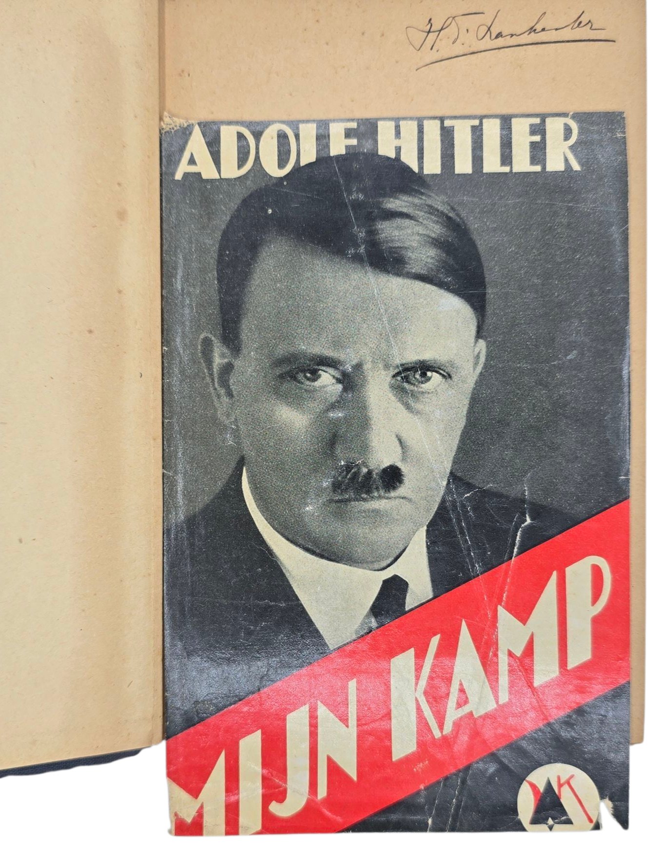 Original WW2 Dutch Book - Mijn Kamp, Adolf Hitler, 5th edition — image 2