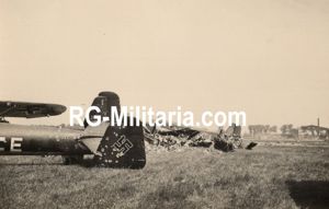 Original WW2 German Photo - Shot down Dornier Do-17 tail …