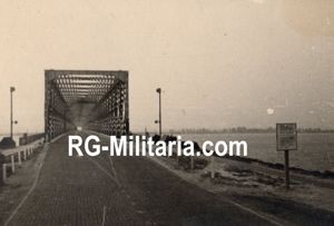 Original WW2 German Photo - Moerdijkbrug, Holland, May (1940)
