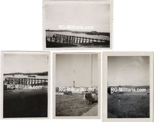 Original WW2 German Photo - Bunkers at Kornwerderzand and Harlingen, …