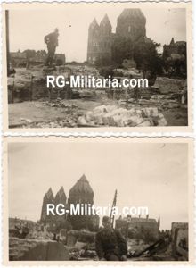 Original WW2 German Photo - Destroyed city of Zevenbergschen Hoek, …