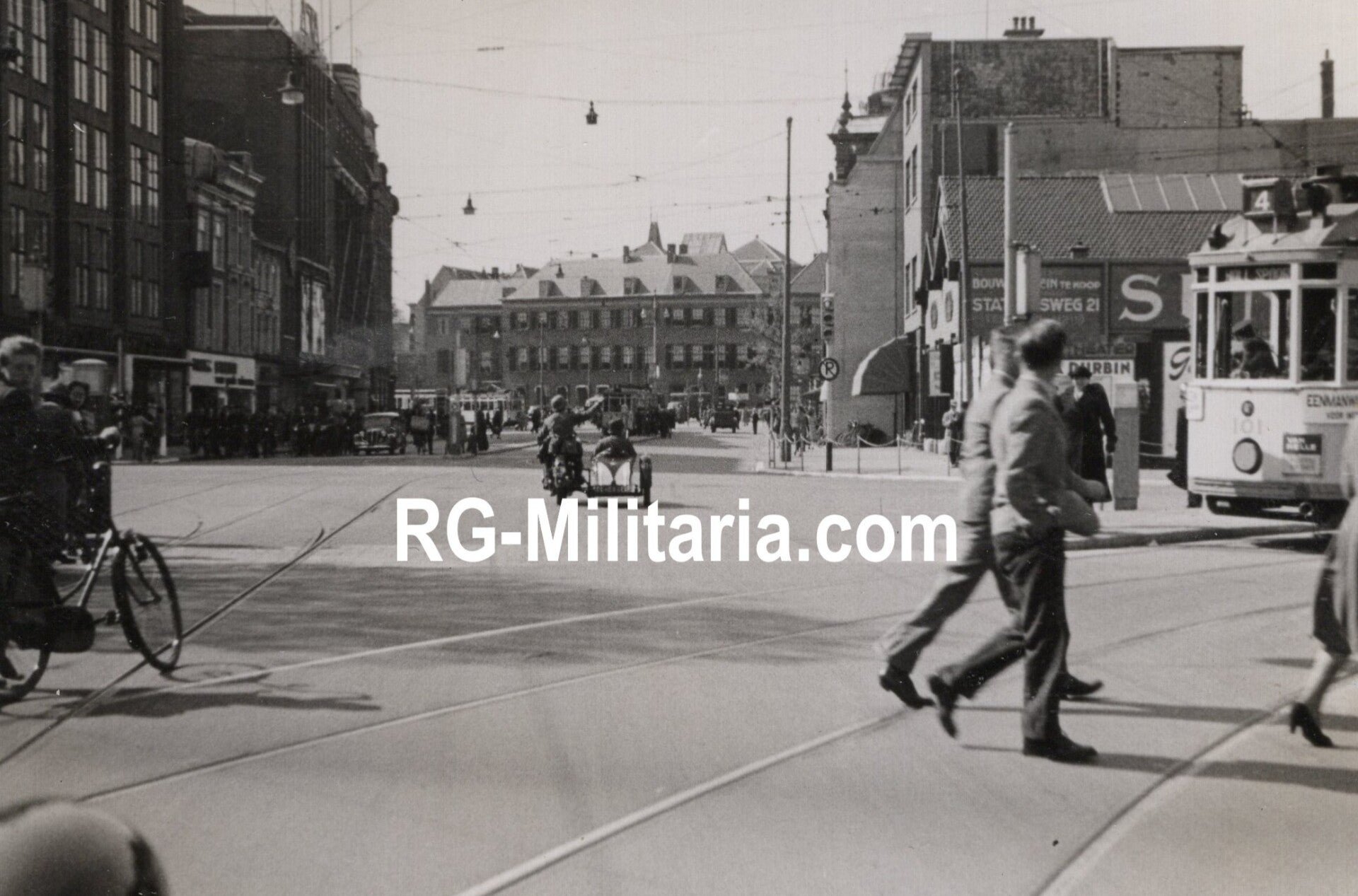 Original WW2 German Photo - German motor in The Hague, Holland (1940) — image 3