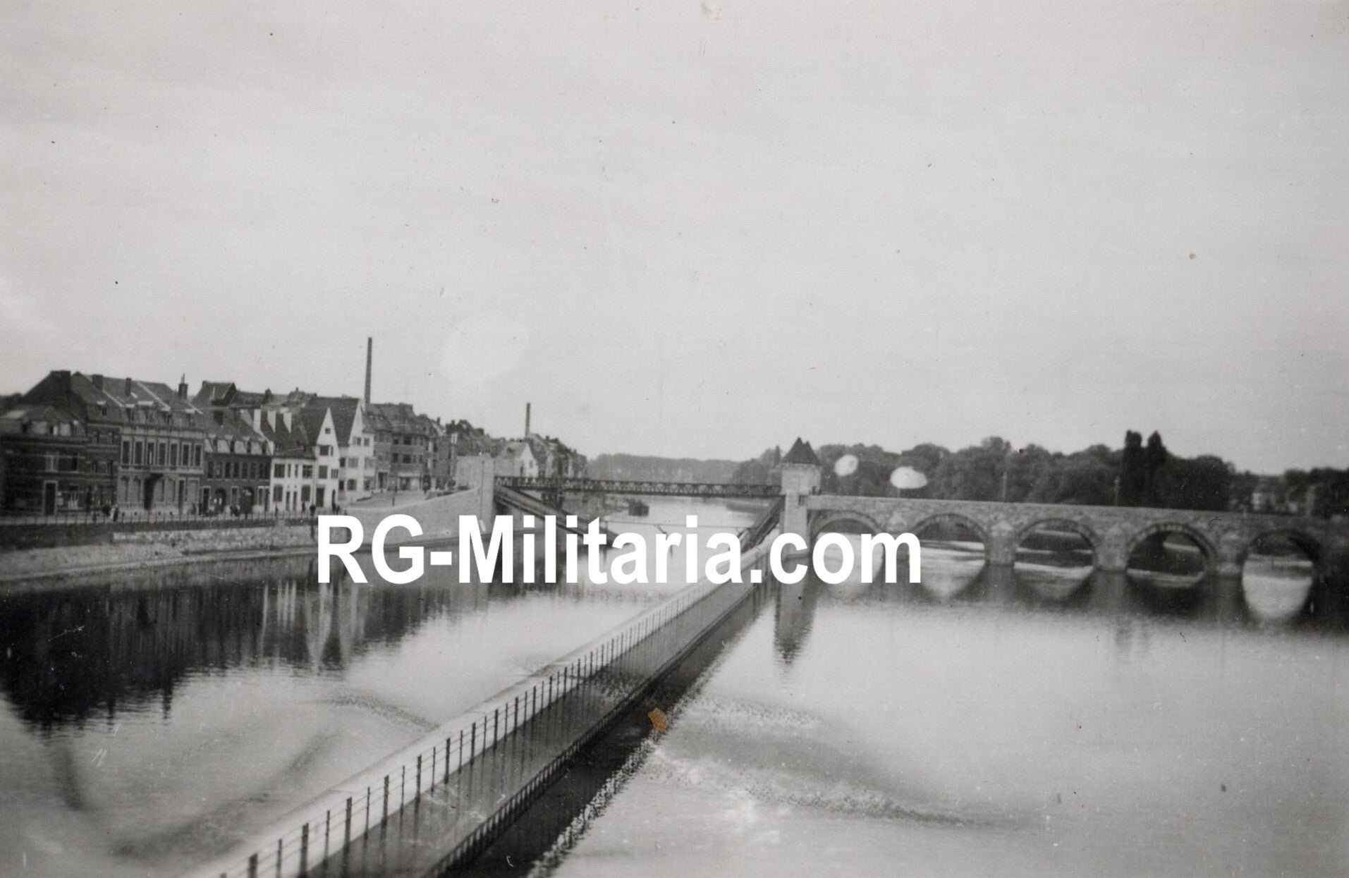 Original WW2 German Photo - Picture set destroyed bridge in Maastricht, Holland, May (1940) — image 3