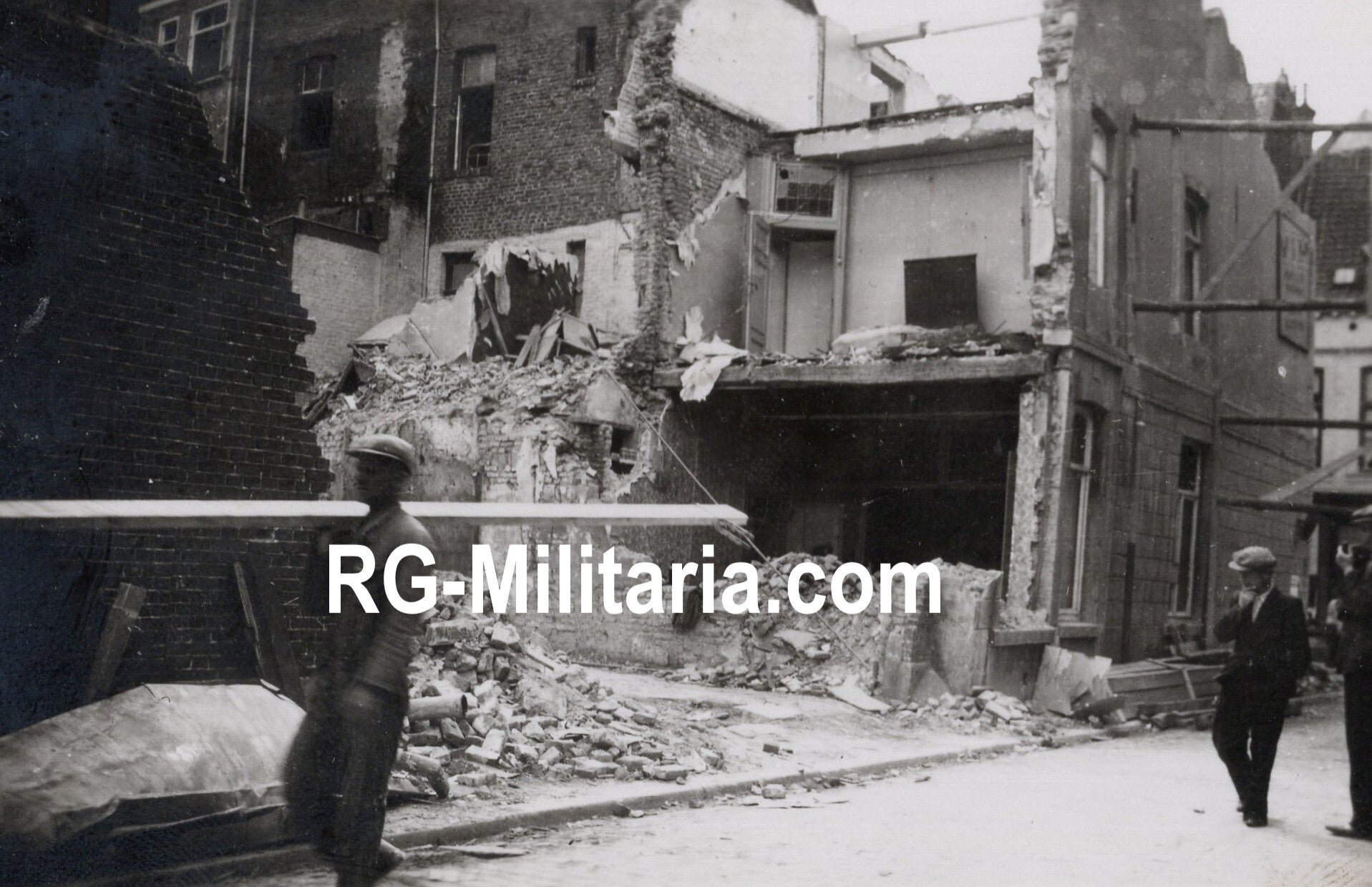Original WW2 German Photo - Picture set destroyed bridge in Maastricht, Holland, May (1940) — image 4