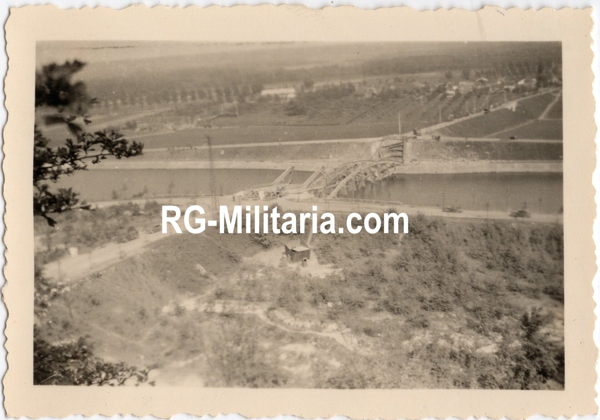 Original WW2 German Photo - Destroyed bridge in Ternaaien, Belgium, May (1940) — image 3