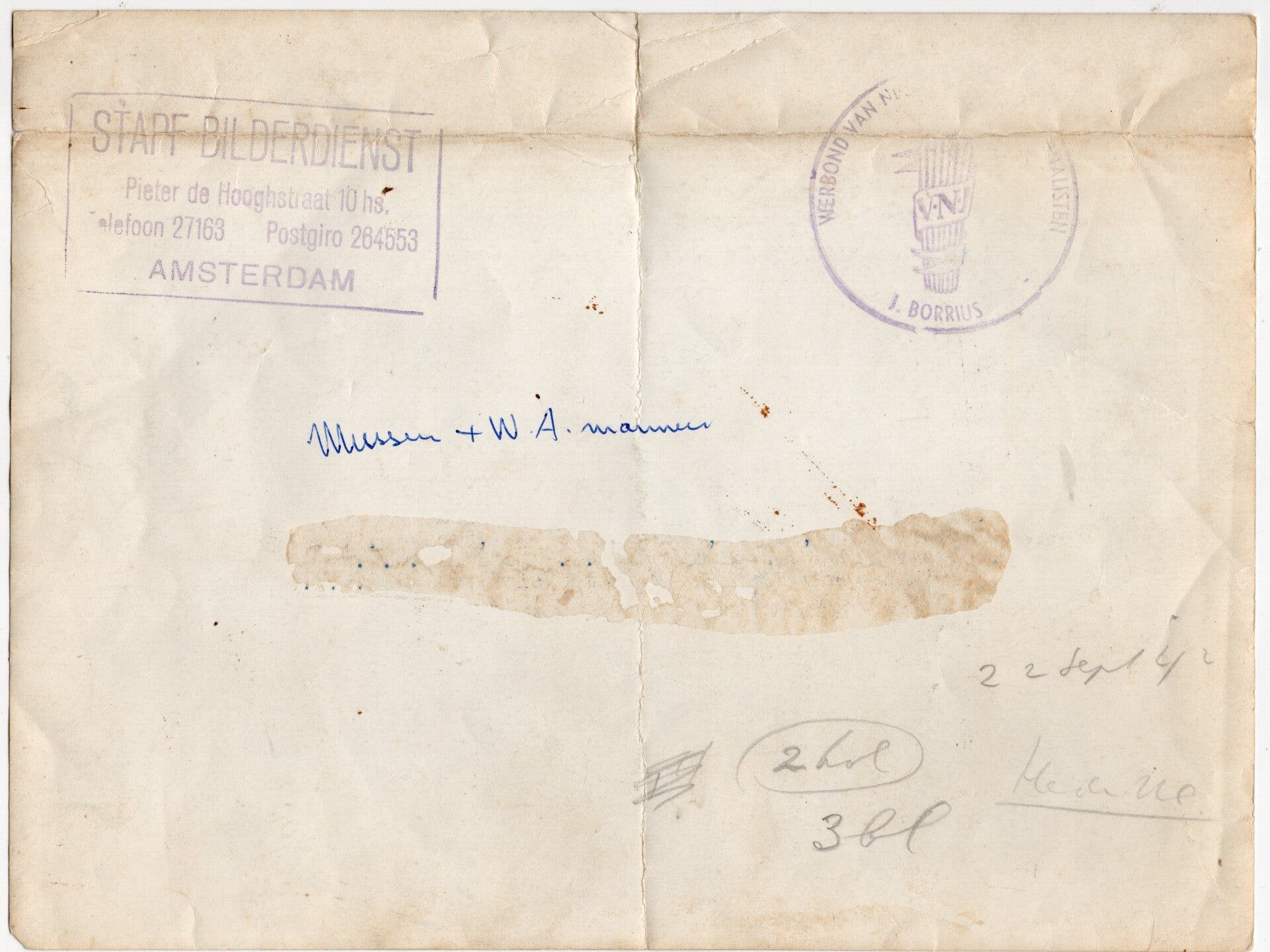 Original WW2 Dutch Collaboration NSB Press Photo - Anton Mussert speaking in Rolde, Landdag Agrarisch Front (1942) — image 2