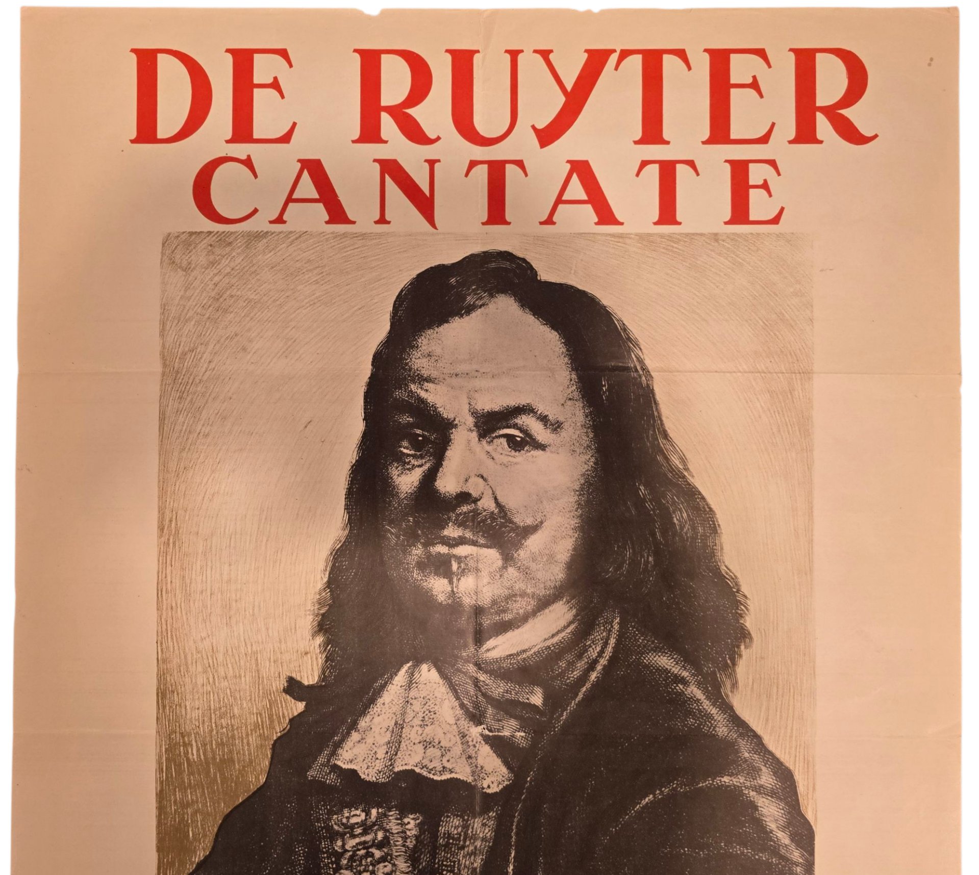 Original WW2 Dutch Collaboration NJS Poster - De Ruyter Cantate, Nationale Jeugdstorm Rotterdam (1944) — image 2