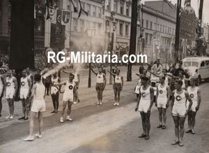 Original WW2 German Press Photo - Olympics, Olympic Games, opening …