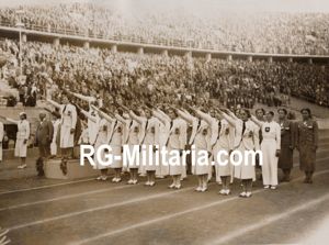 Original WW2 German Press Photo - Olympics, Olympic Games, Hungarian …