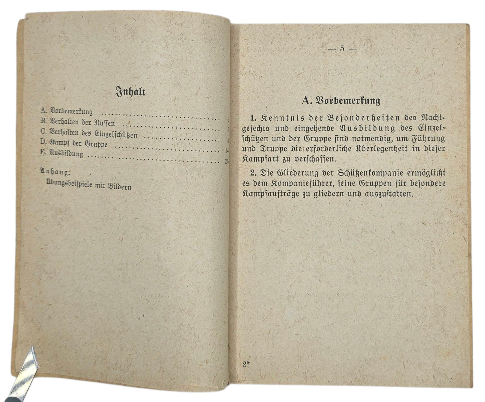 Original WW2 German Brochure - Schütze und Gruppe im Nachtgefecht 25a/17 (1944) — image 3