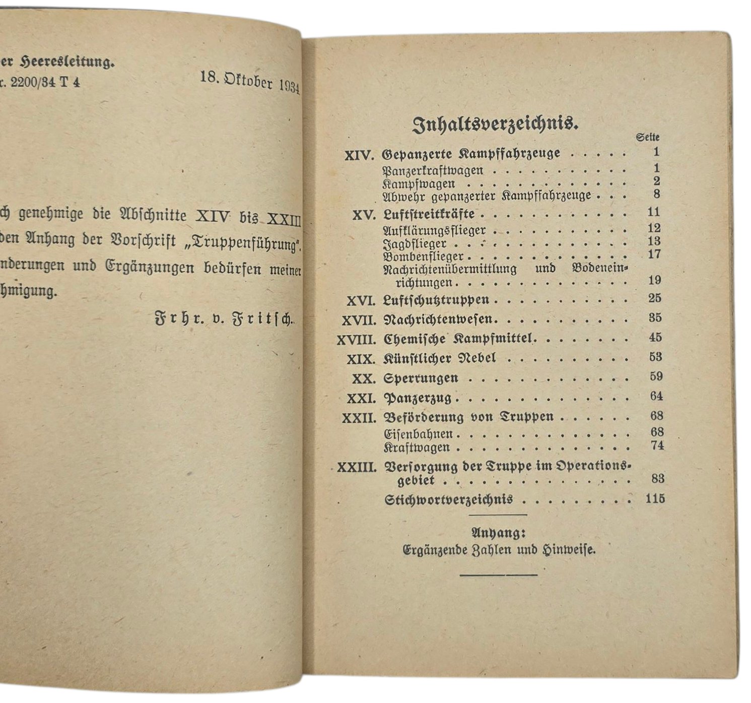 Original WW2 German Book - Truppenführung 2 Teil, H. Dv. 300/1 (1944) — image 3