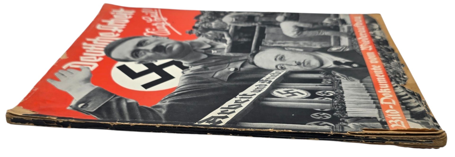 Original WW2 German Book - Deutsche Arbeit Sieg Heil! Bild-Dokumente vom Wiederaufbau, Reinhold Scharnke, Deutsche Kolonie in Utrecht (1934) — image 14