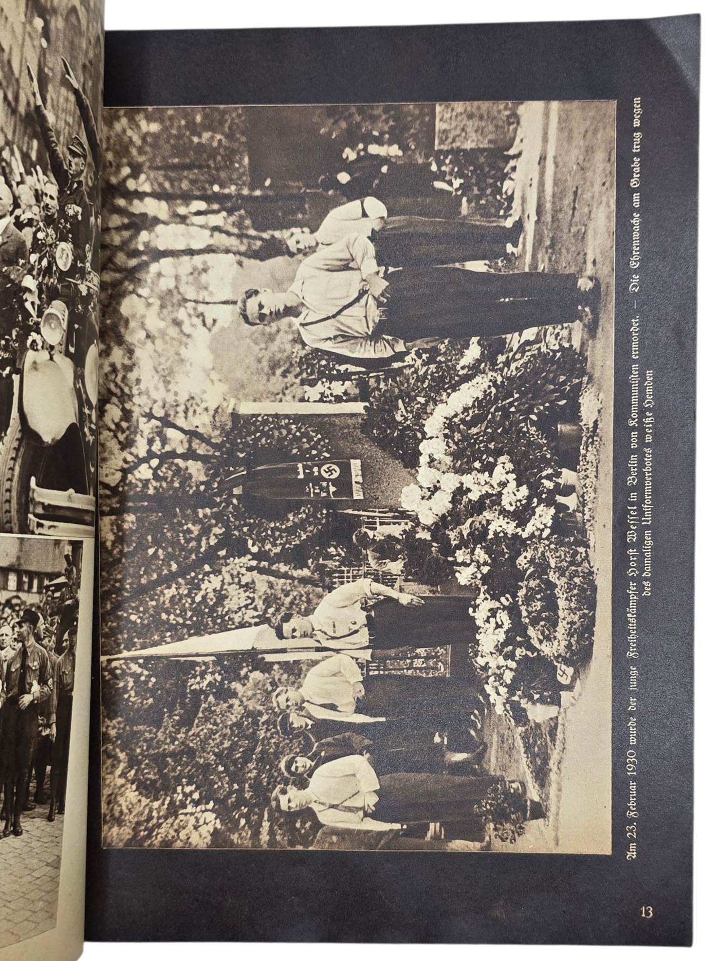 Original WW2 German Book - Deutsche Arbeit Sieg Heil! Bild-Dokumente vom Wiederaufbau, Reinhold Scharnke, Deutsche Kolonie in Utrecht (1934) — image 5