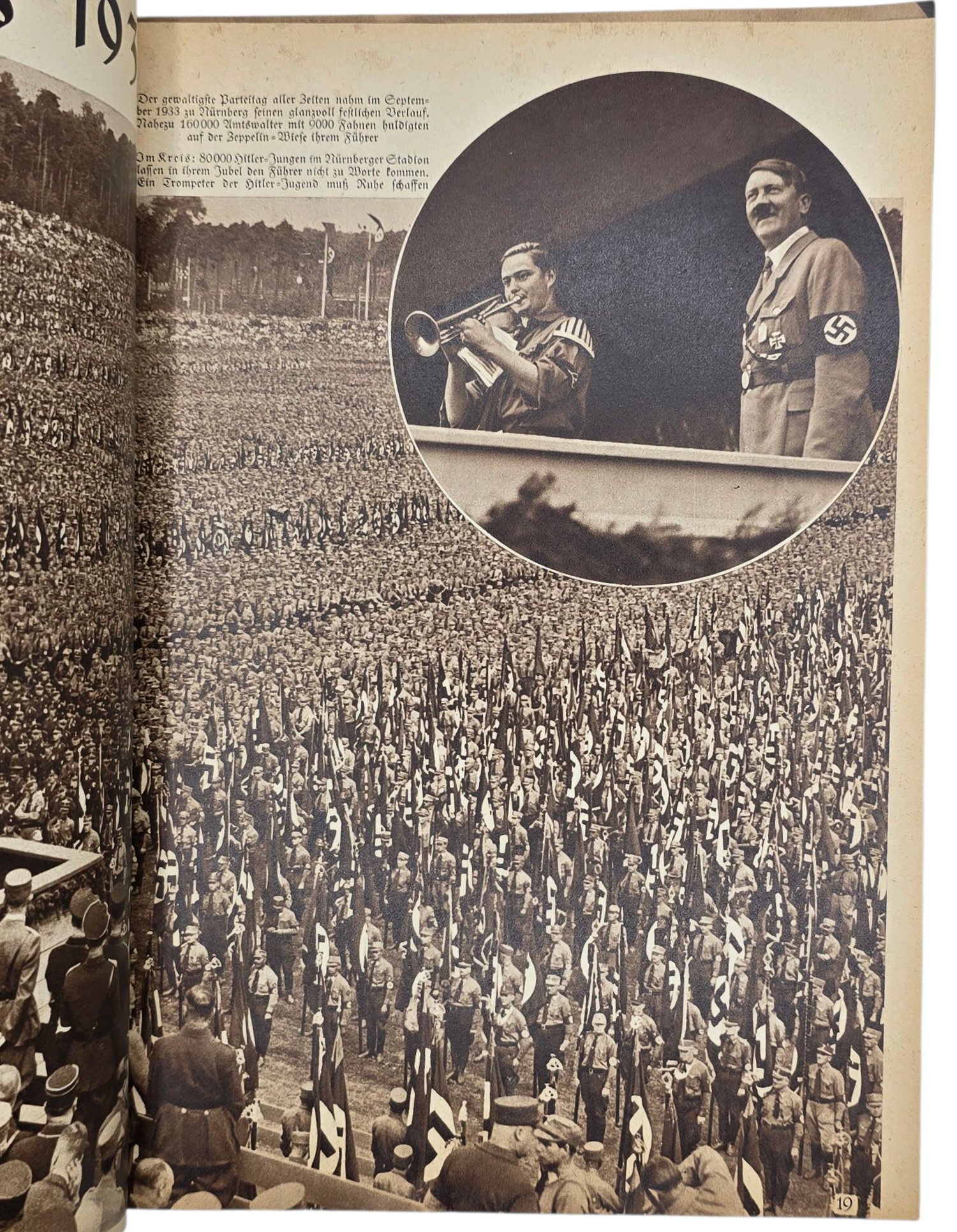 Original WW2 German Book - Deutsche Arbeit Sieg Heil! Bild-Dokumente vom Wiederaufbau, Reinhold Scharnke, Deutsche Kolonie in Utrecht (1934) — image 6
