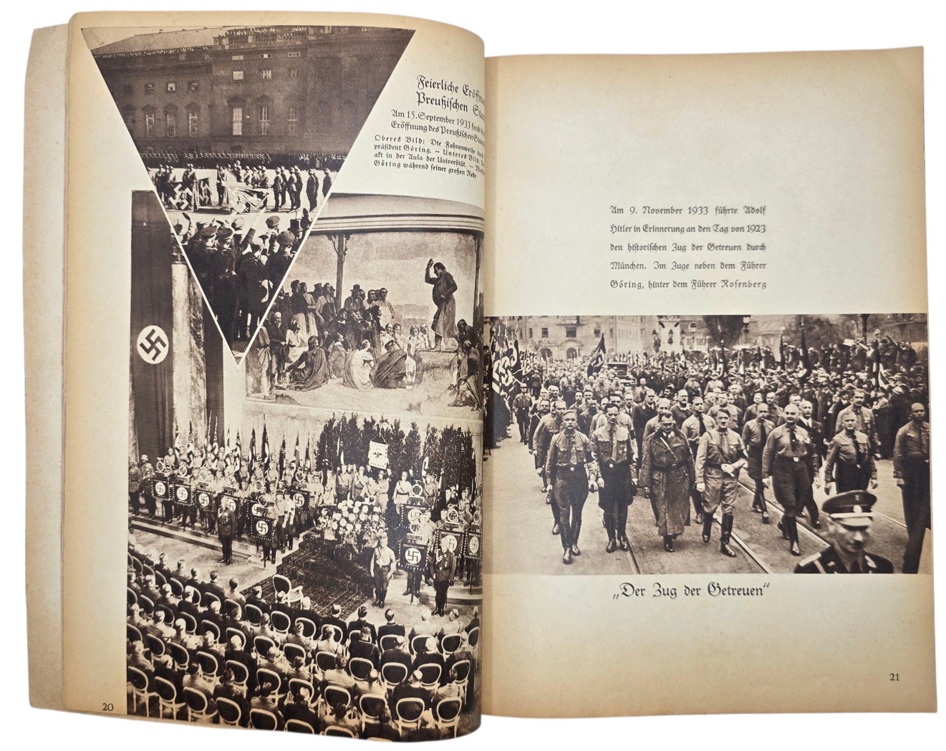 Original WW2 German Book - Deutsche Arbeit Sieg Heil! Bild-Dokumente vom Wiederaufbau, Reinhold Scharnke, Deutsche Kolonie in Utrecht (1934) — image 8