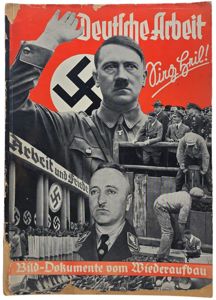 Original WW2 German Book - Deutsche Arbeit Sieg Heil! Bild-Dokumente …