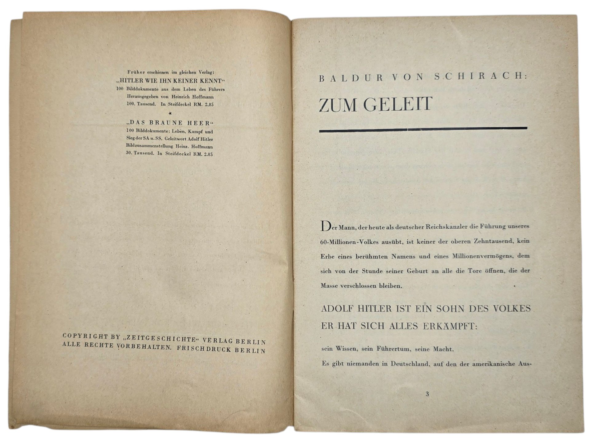 Original WW2 German Brochure - Der Triumph des Willens, Heinrich Hoffmann, NSDAP Kreisleitung Utrecht (1933)1 — image 4