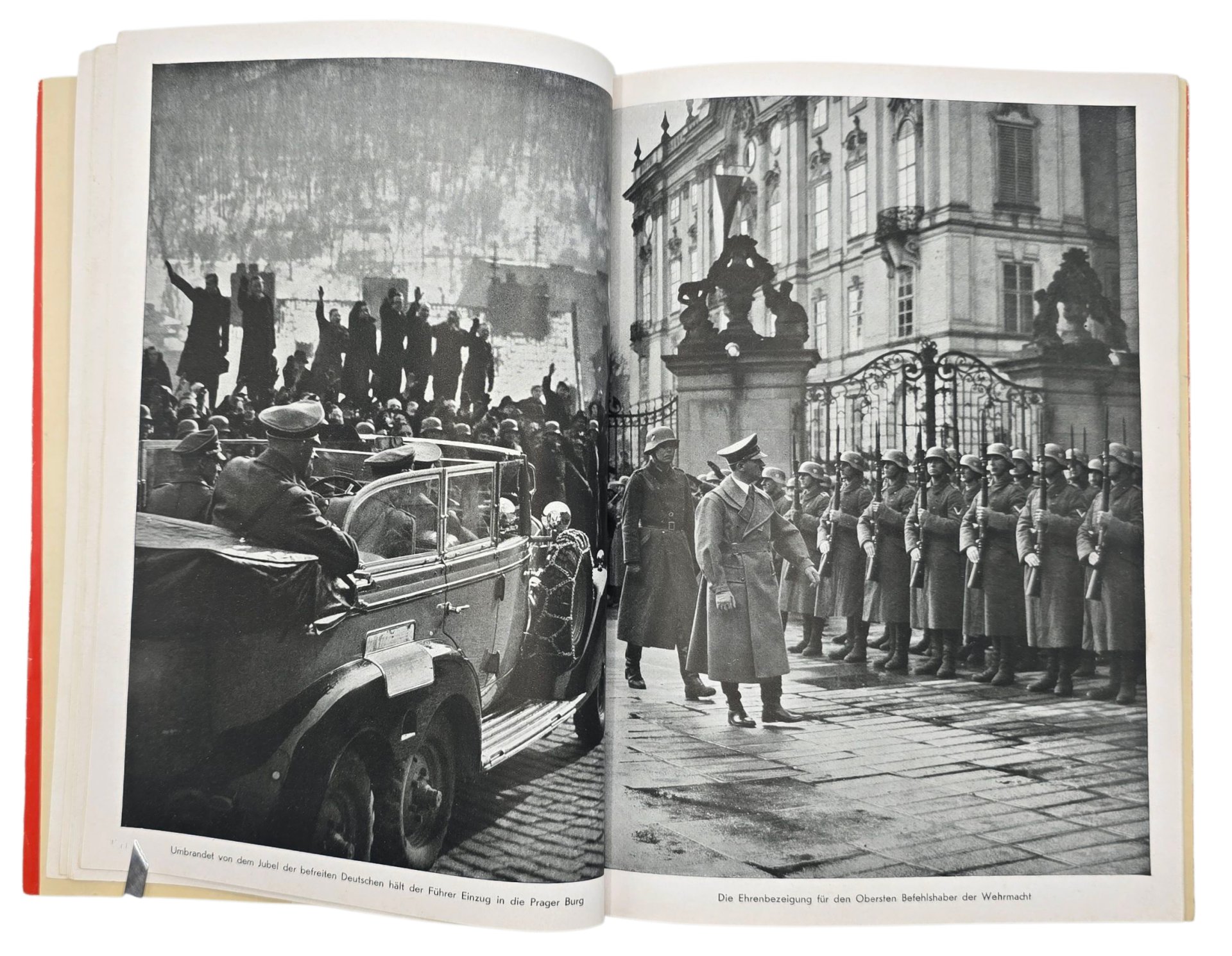 Original WW2 German Photo Book - Hitler in Böhmen Mähren Memel, Heinrich Hoffmann (1939) — image 4