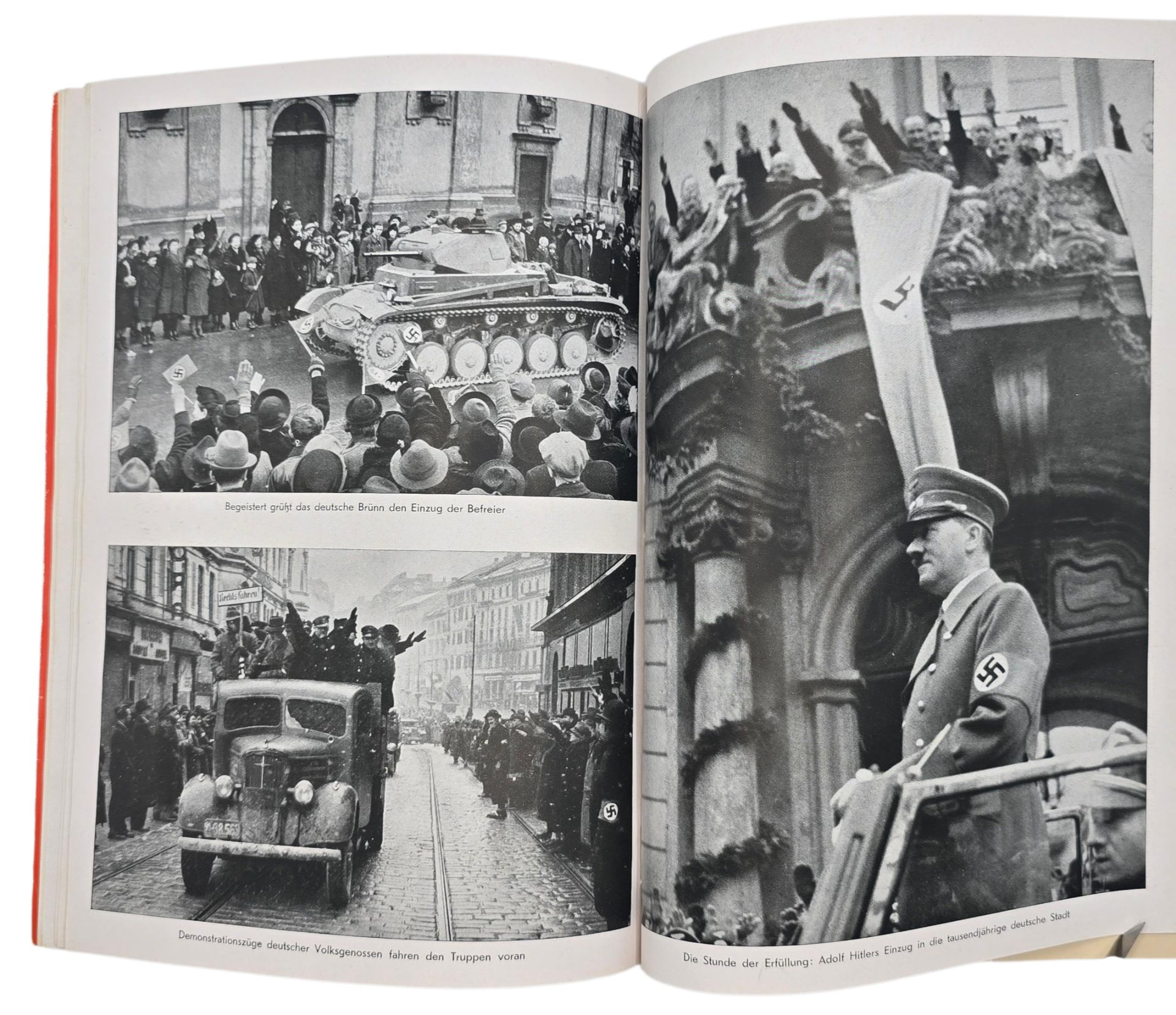 Original WW2 German Photo Book - Hitler in Böhmen Mähren Memel, Heinrich Hoffmann (1939) — image 6