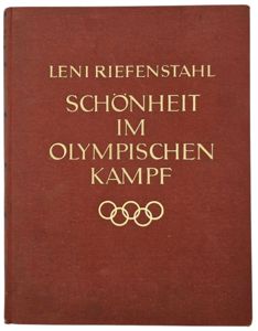 Original WW2 German Book - Schönheit im Olympischen Kampf, Leni …