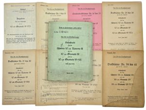 Original WW2 German Book - Schutztafel für die Schwere 10 …