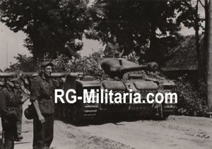 Original WW2 German Press Photo - German Panzer Tank Stug …
