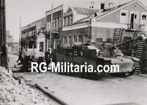 Original WW2 German Press Photo - German Panzer Tank Stug …