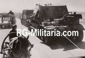 Original WW2 German Press Photo - German Panzer Tank Nashorn …