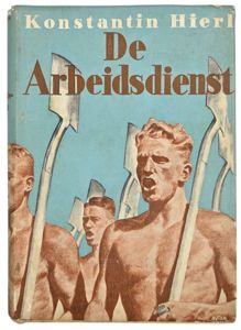 Original WW2 Dutch Collaboration NAD Book - De Arbeidsdienst, Konstantin …