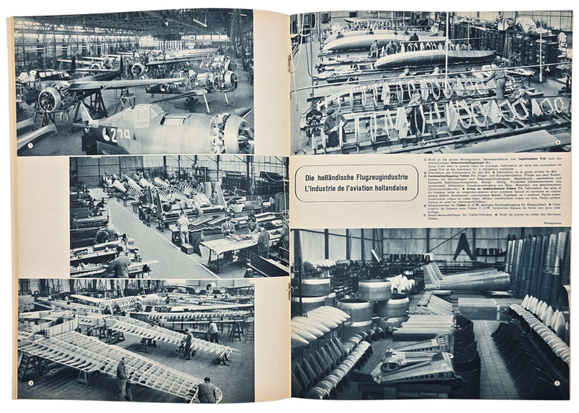 Original WW2 Swiss Magazine - Schweizer Aero-Revue Suisse, Fokker G1 Wasp cover (1939) — image 5