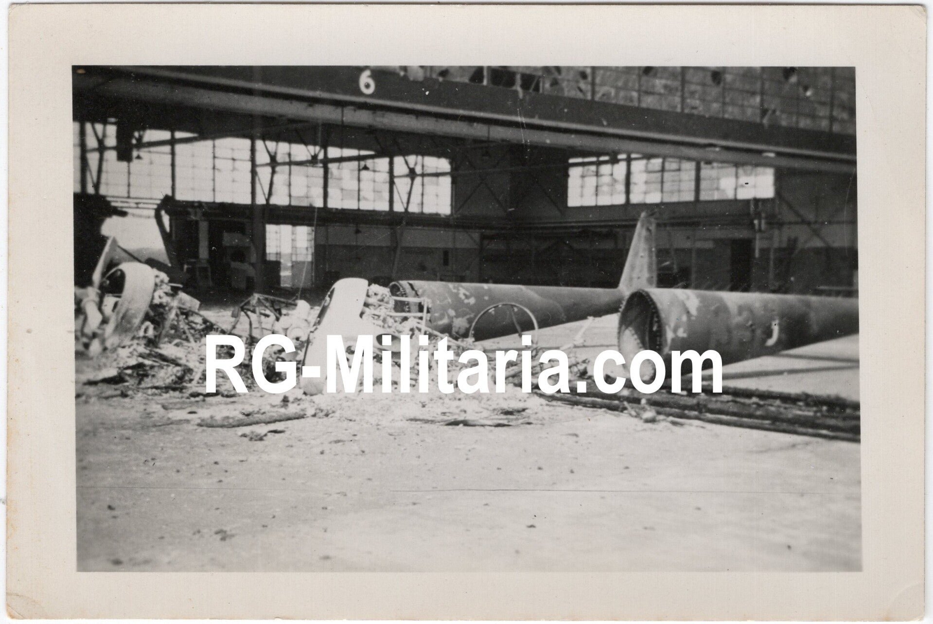 Original WW2 German Photo - Bombed Dutch LVA Fokker G1 Wasp '333' at airbase Bergen, Noord-Holland, May (1940) — image 3