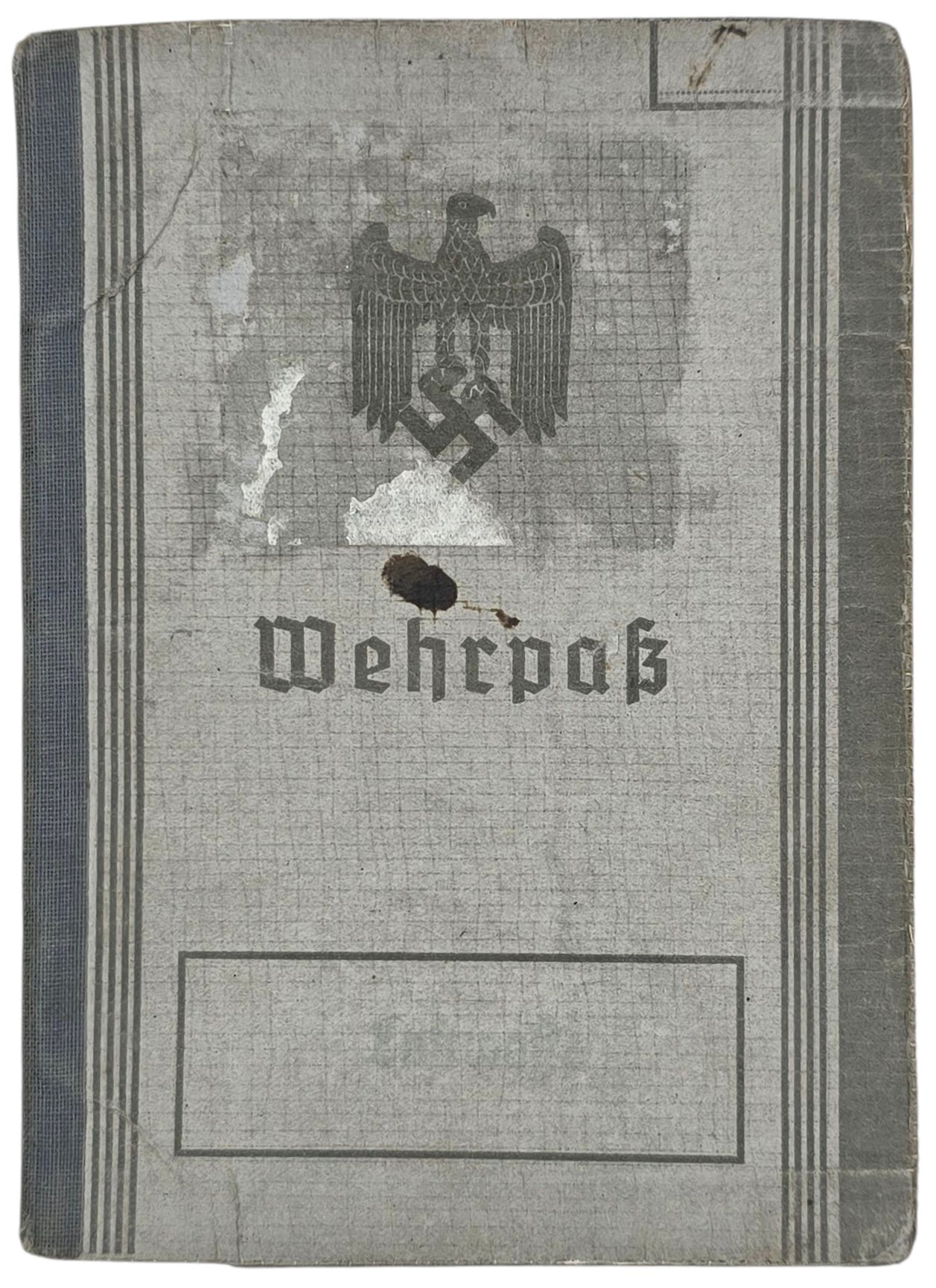 Original WW2 German ID Card - Wehrpass set Flaktransport Batterie 4 / 111, Flakabteilung 6, Luftgau Holland (1941) — image 6