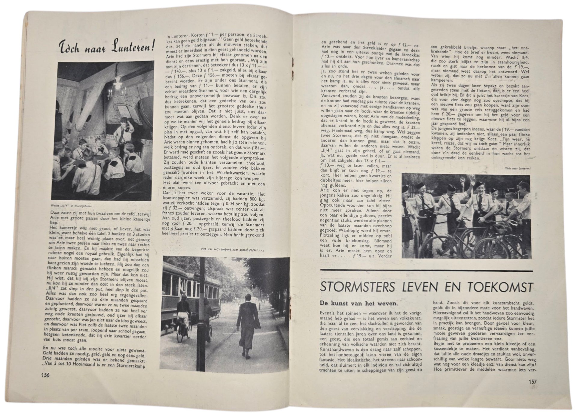 Original WW2 Dutch Collaboration NSB Magazine - NJS Jeugdstorm De Stormmeeuw, 7th year No. 7 (1941) — image 4