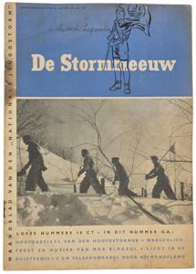 Original WW2 Dutch Collaboration NSB Magazine - NJS Jeugdstorm De …