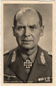 Original WW2 German Postcard - Ritterkreuz, Knights Cross wearer General …