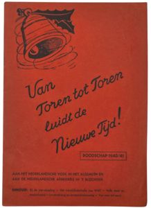 Original WW2 Dutch Collaboration NSB Brochure - NVV Van Toren …