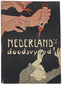 Original WW2 Dutch Collaboration NSB Brochure - Nederland's Doodsvijand (1943)