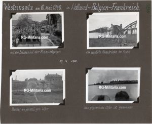 Original WW2 German Photo - Photo album page Bridge near …