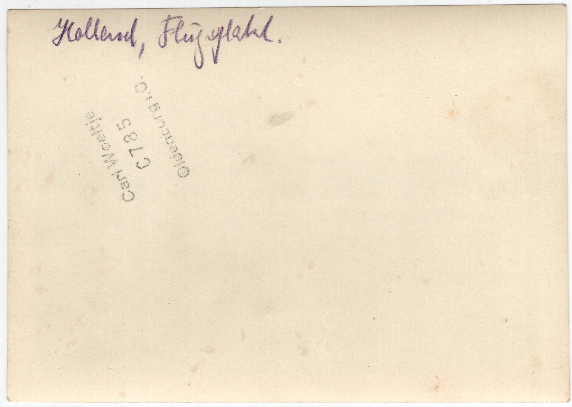 Original WW2 German Photo - Fokker Wasp G1 ''319'' airplane at the Rotterdam airfield of Waalhaven, May (1940) — image 2