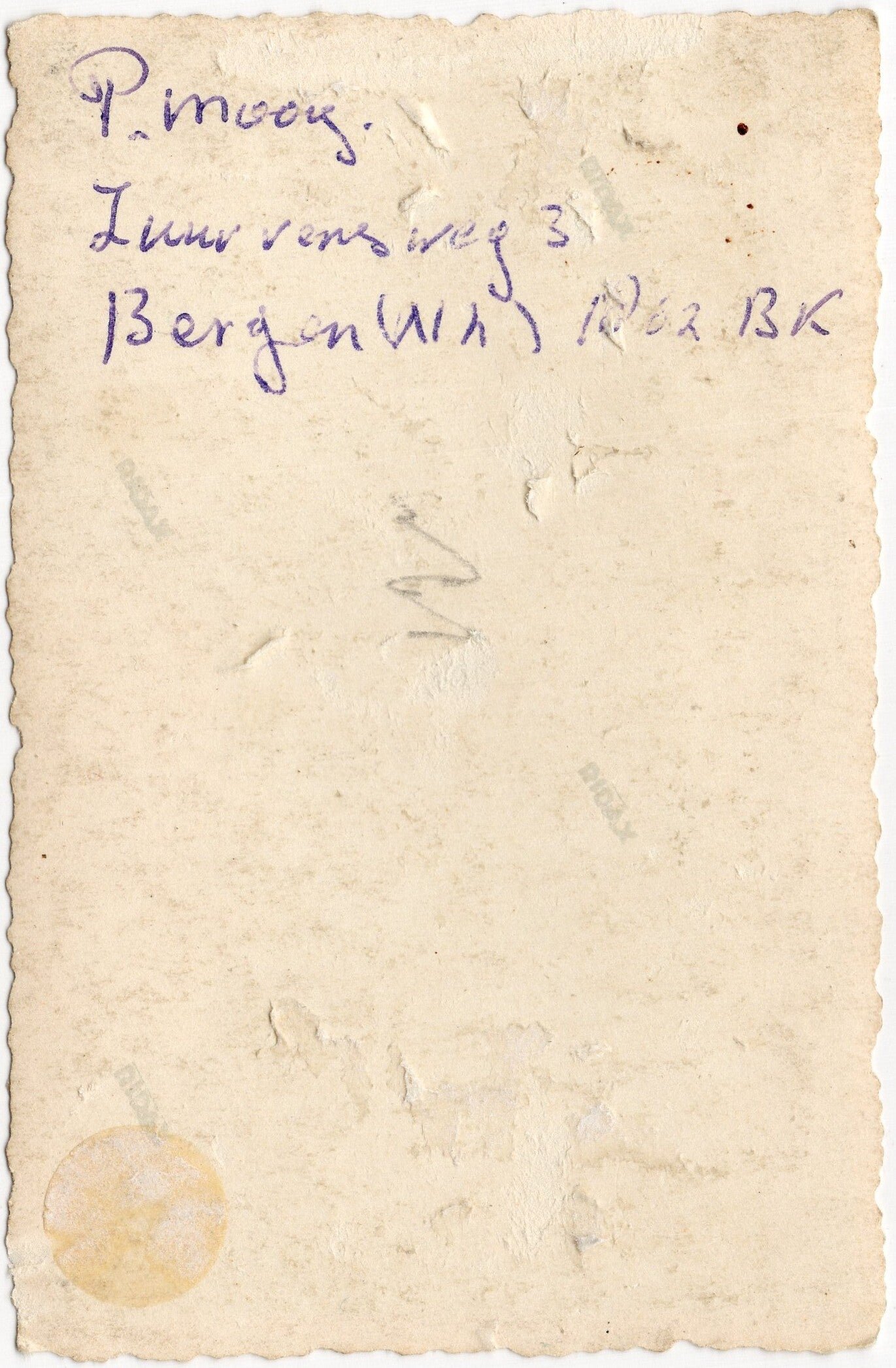 Original WW2 German Photo - Luftwaffe Fliegerhorst Bergen firebrigade group, Bergen, Noord-Holland — image 2