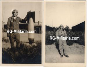 Original WW2 German Photo - Luftwaffe pilot at Fliegerhorst Bergen, …