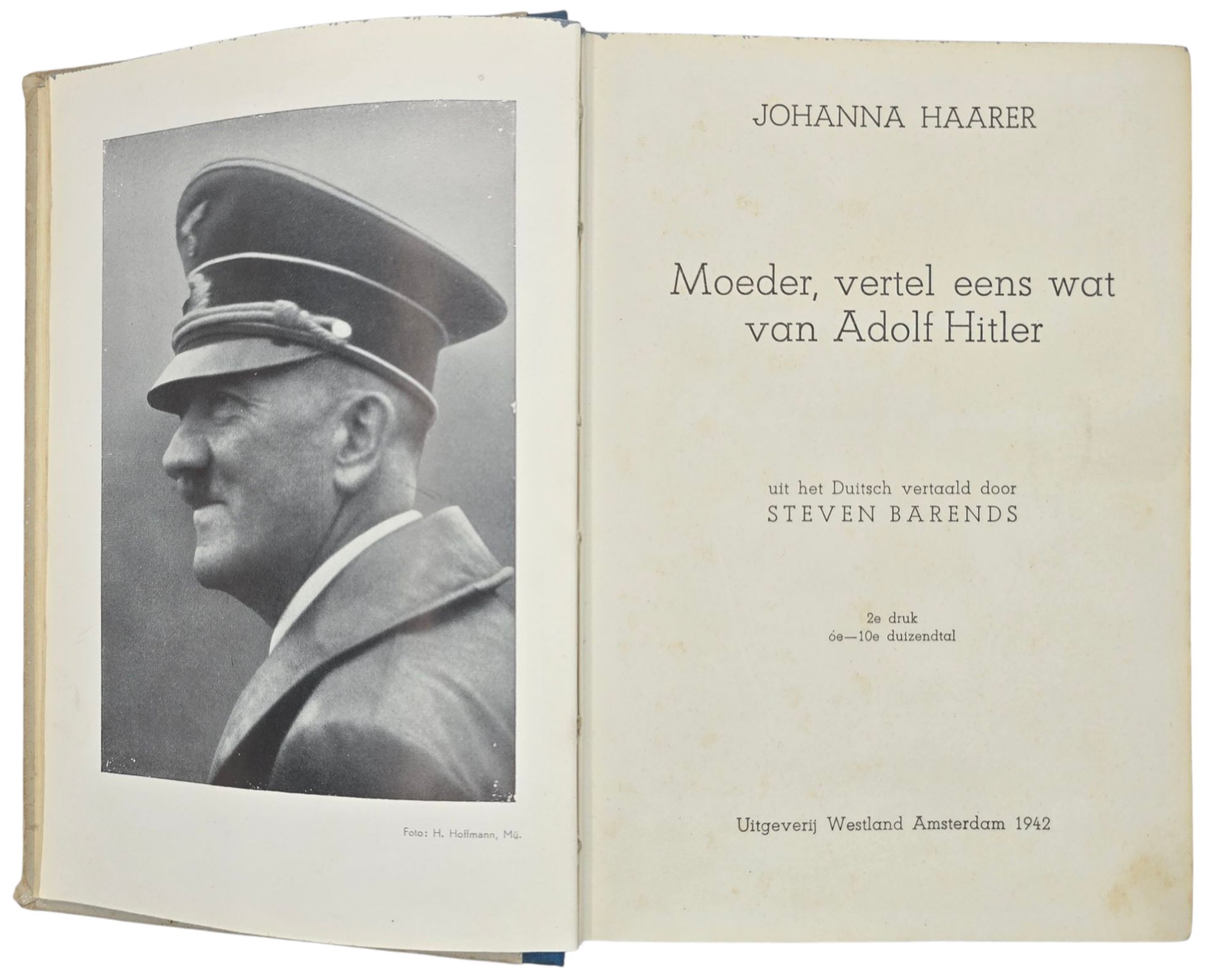 Original WW2 Dutch Collaboration Book - Moeder, vertel eens wat van Adolf Hitler!, Johanna Haarer, 2nd edition (1942) — image 3