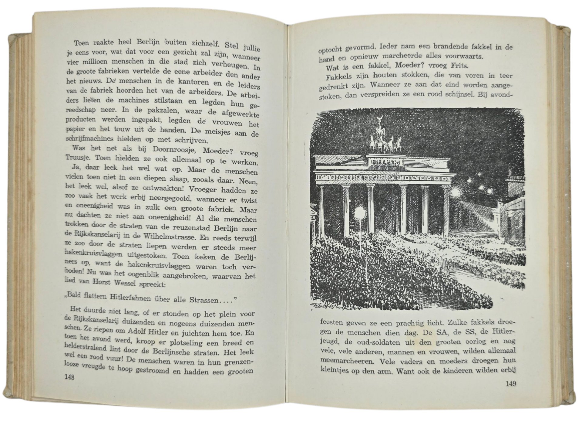 Original WW2 Dutch Collaboration Book - Moeder, vertel eens wat van Adolf Hitler!, Johanna Haarer, 2nd edition (1942) — image 6